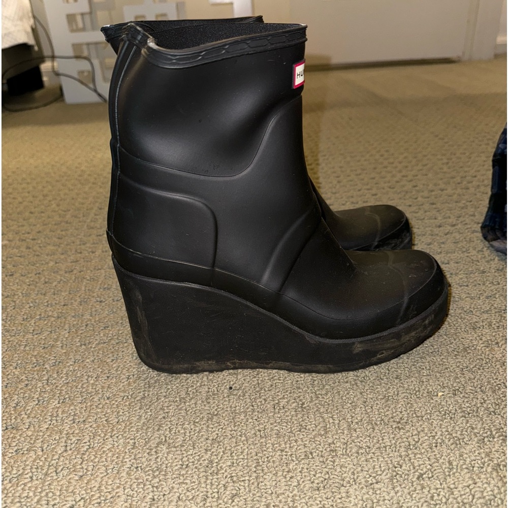 Used Mini wedged Hunter Boots